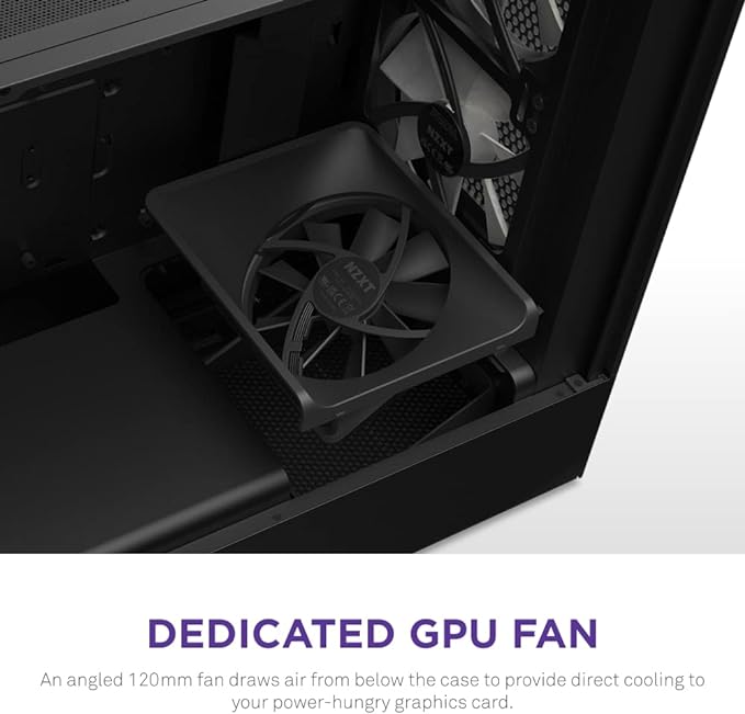 NZXT H5 Flow Edition ATX Mid Tower RGB Case Black NZXT H5 Flow Edition ATX Mid Tower RGB Case Black